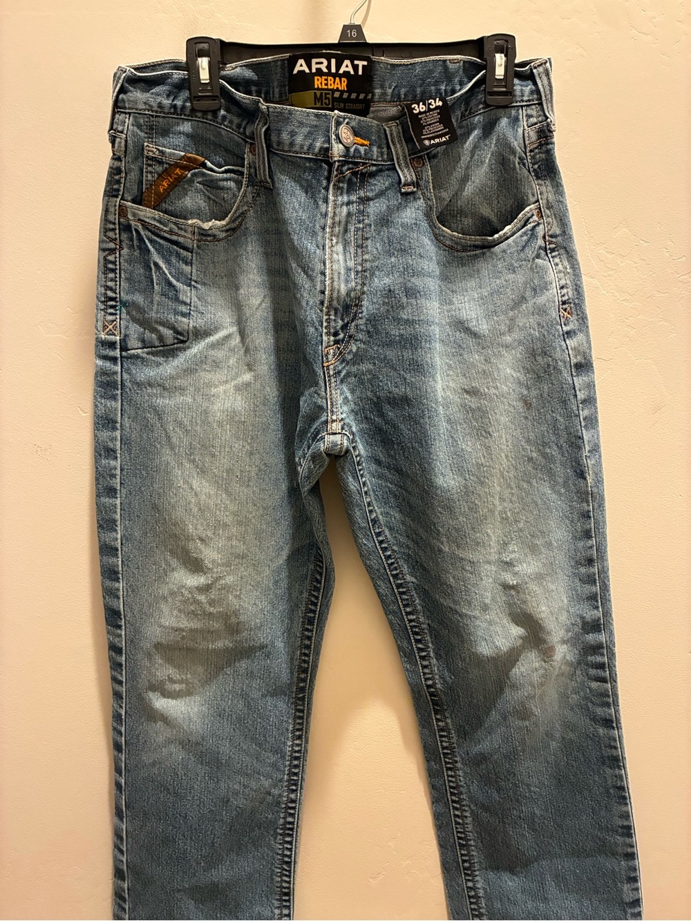 Ariat Light Blue Relaxed Fit Men's Jeans size 36/34 #Cowboy #Western
